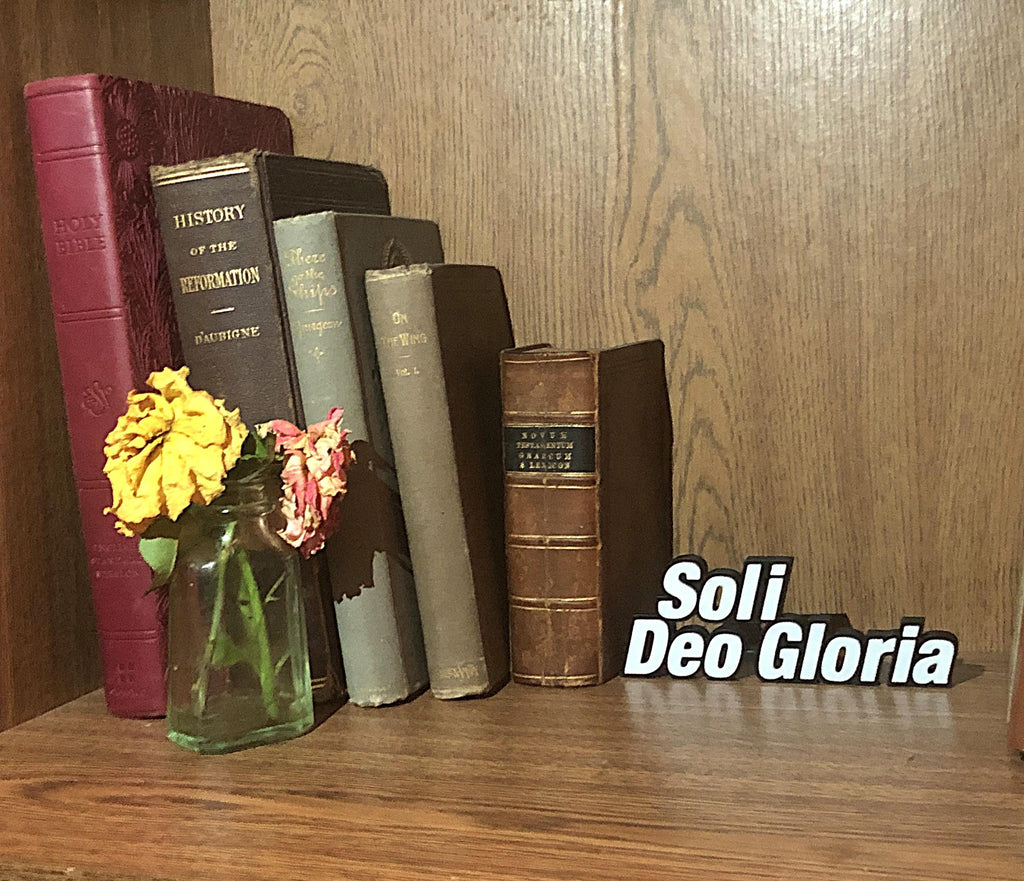 Five Solas Refrigerator Magnets or Bookshelf Decor