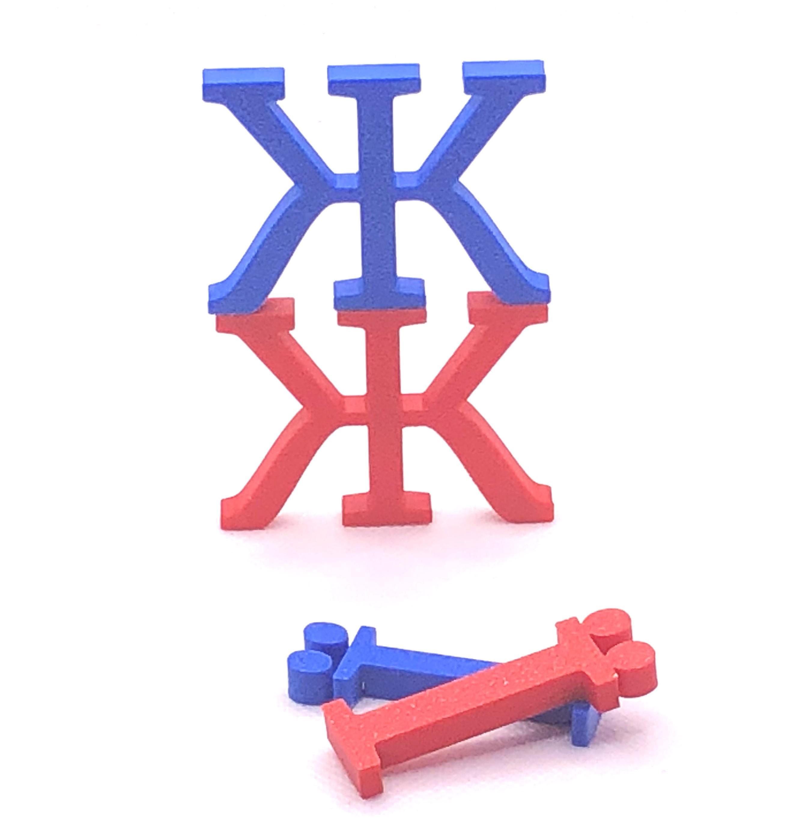 Ukrainian Alphabet Fridge Magnets - Whole set of 66 upper and lowercase