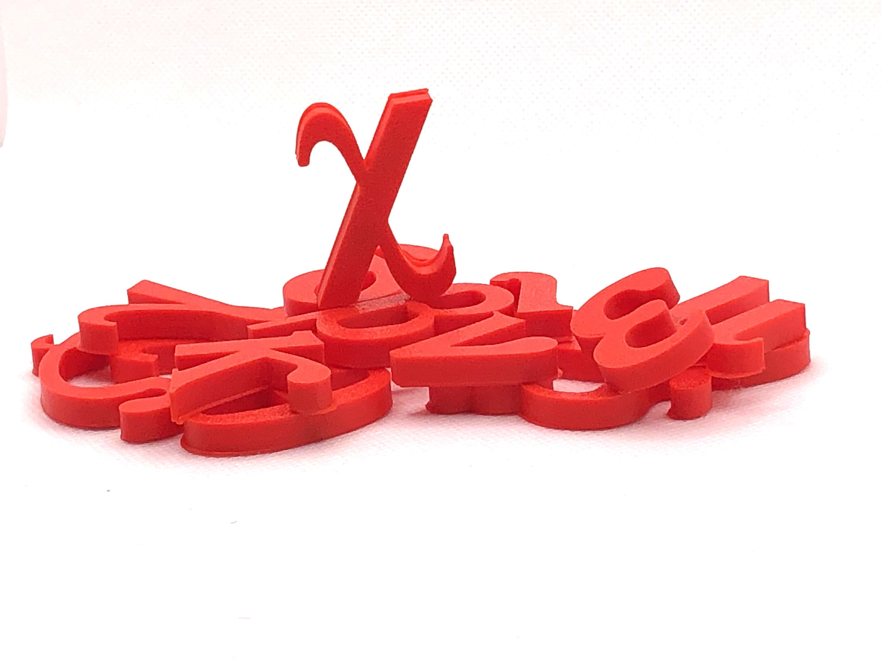 Greek Alphabet Fridge Magnets