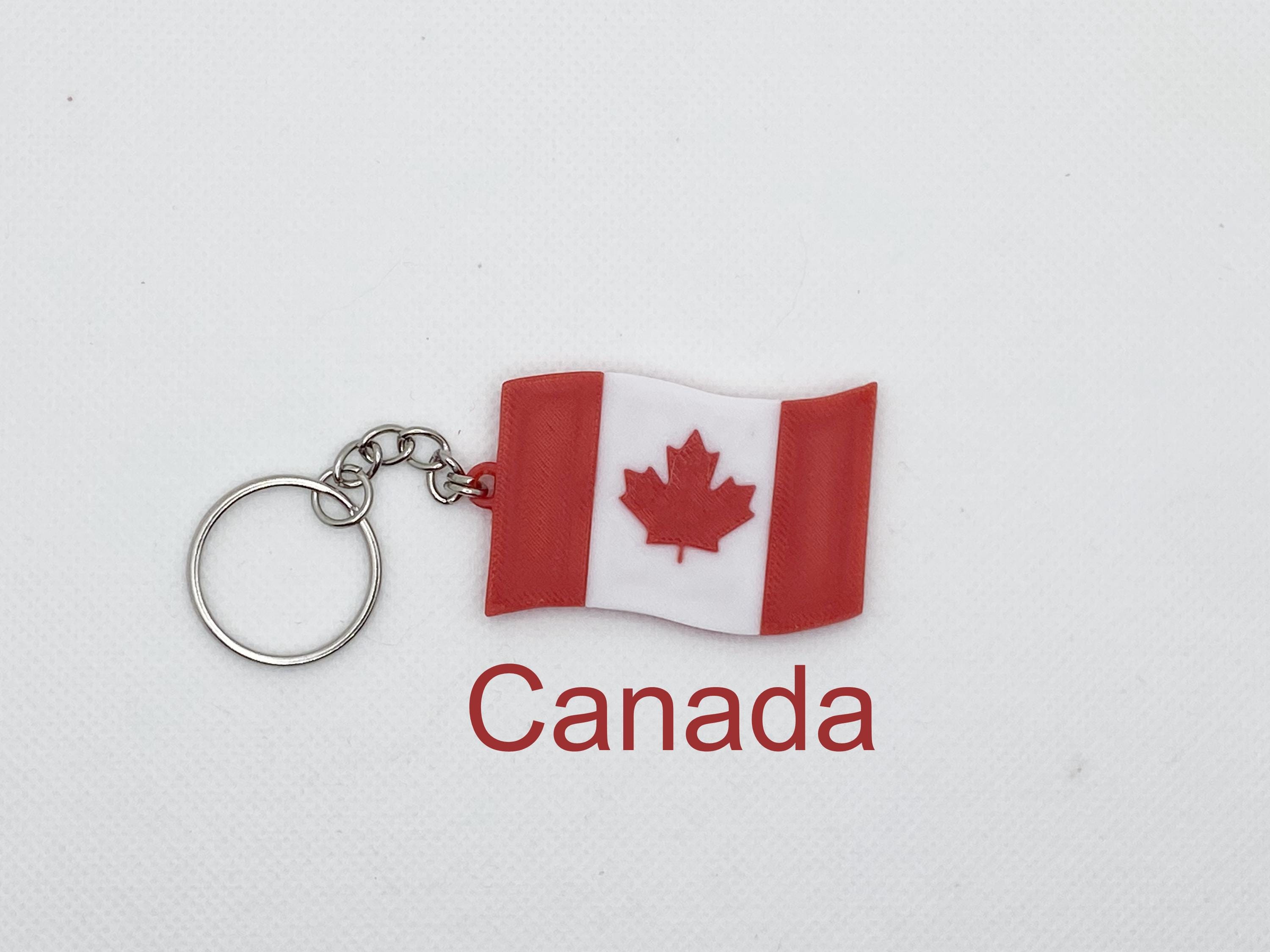 National Flag Keychain Set - Pick Any 2, Travel Souvenir